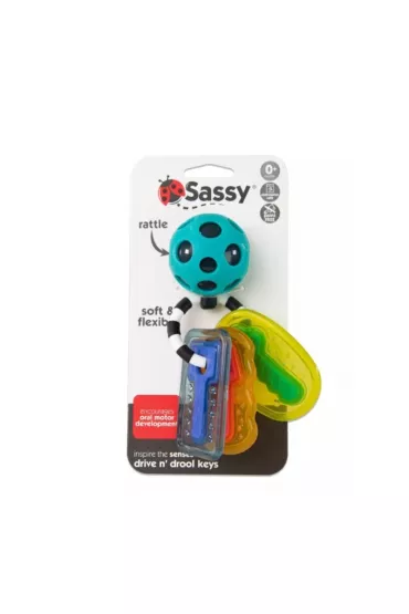 Sassy Kluczyki, zabawka sensoryczna, multikolor, 0 m+