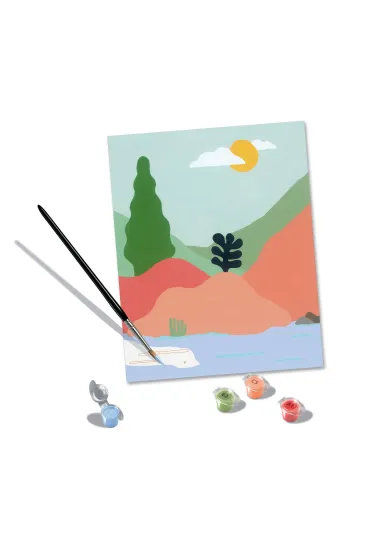 Ravensburger Malowanie po numerach CreArt - Minimalistyczny krajobraz 2 24x30cm