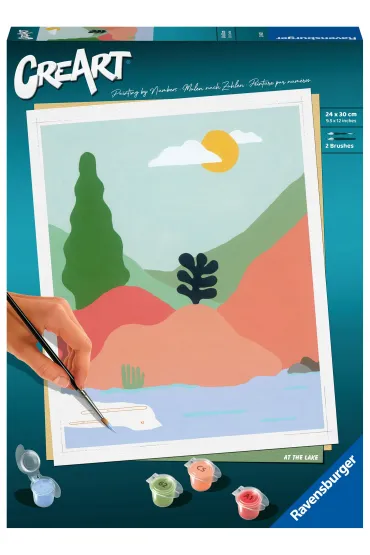 Ravensburger Malowanie po numerach CreArt - Minimalistyczny krajobraz 2 24x30cm
