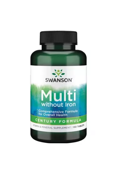 Swanson Century formula bez �elaza - suplement diety 130 tab.