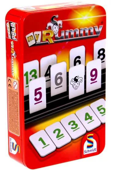 Rummy (w metalowej puszce) Schmidt Spiele-Gry