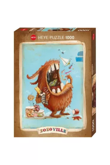 Puzzle 1000 el. Zozoville, Nienasycony Heye