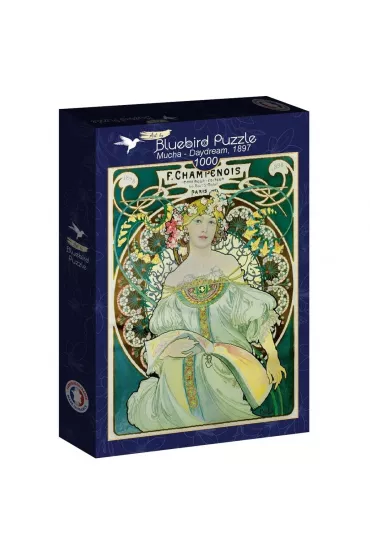 Puzzle 1000 el. Mucha, Kr�lowa dnia Bluebird Puzzle