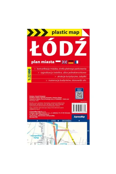 ��d� plan miasta 1: 22 000 foliowana2026