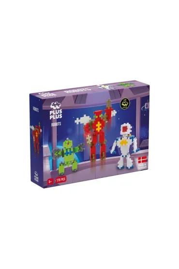Klocki Plus-Plus Basic Zestaw Z Robotami 170el