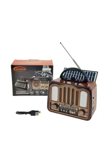 Adar G�o�nik Bluetooth radio retro ze �wiat�em USB