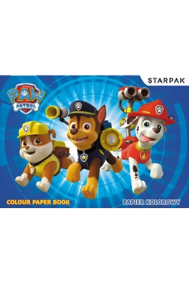 Starpak Papier kolorowy A5 Paw Patrol 10 kartek