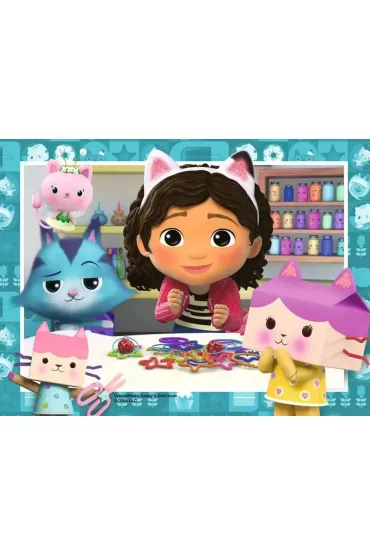 Puzzle dla dzieci 4w1 - Koci Domek Gabi (12+16+20+24 el.) Ravensburger