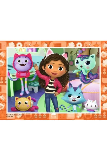 Puzzle dla dzieci 4w1 - Koci Domek Gabi (12+16+20+24 el.) Ravensburger