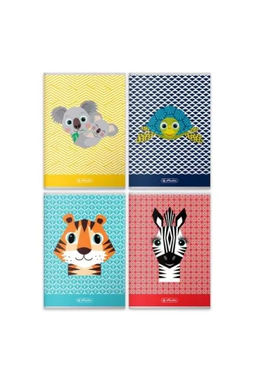 Herlitz Zeszyt A5 Cute Animals linia 32 kartki 10 szt.