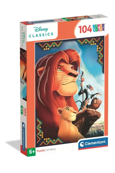 Puzzle 104 el. SuperColor. The Lion King Clementoni