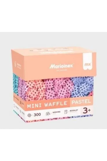 Mini Waffle klocki pastel 200el
