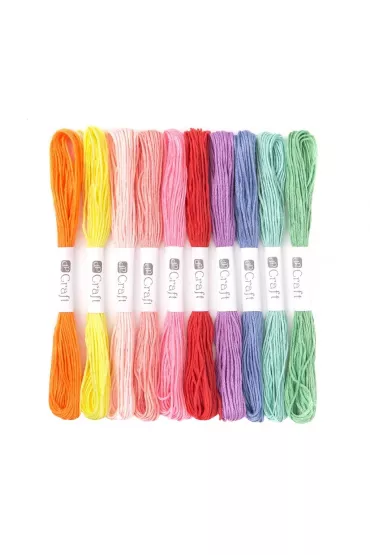 Dalprint Zestaw mulin rainbow 8 m x 10 szt.