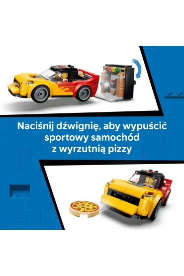 LEGO City Dostawa pizzy z pojazdami 60496