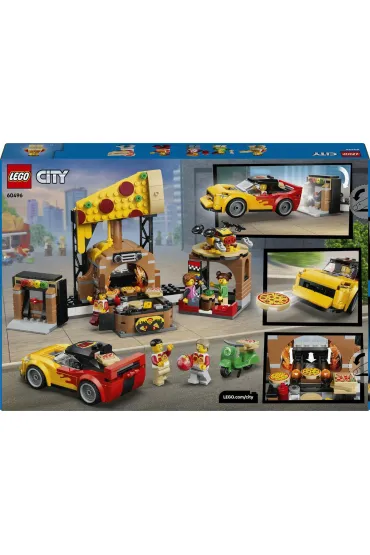 LEGO City Dostawa pizzy z pojazdami 60496