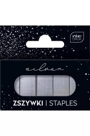 Interdruk Zszywki 24/6 Silver 1000 szt.
