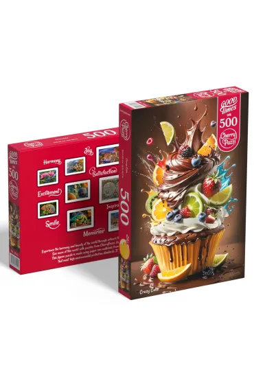 Puzzle 500 el. Crazy Cake CherryPazzi