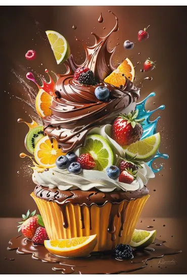 Puzzle 500 el. Crazy Cake CherryPazzi