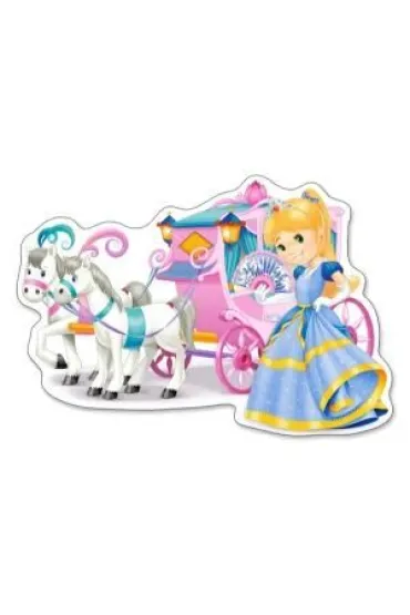 Puzzle 12 el. Ksi�niczka i kareta Castorland