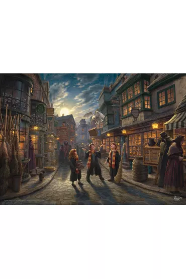 Puzzle 1000 el. PQ Thomas kinkade Harry Potter Ulica Schmidt - Thomas  Kinkade