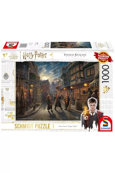 Puzzle 1000 el. PQ Thomas kinkade Harry Potter Ulica Schmidt - Thomas  Kinkade