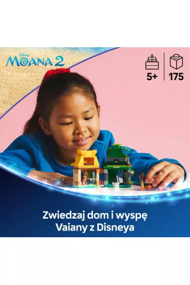 LEGO Disney Princess Zabawy Vaiany na wyspie 43260