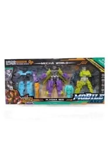 Figurki Transformacja 3 szt