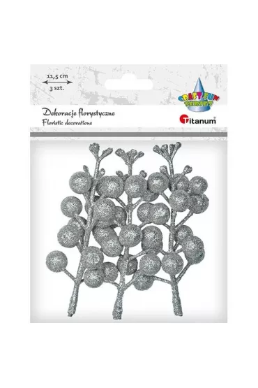 Titanum Ga��zki owoc�w winobluszczu srebrne 3 szt.