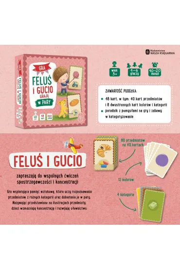 Felu� i Gucio graj� w pary Nasza Ksi�garnia - Justyna Kesler
