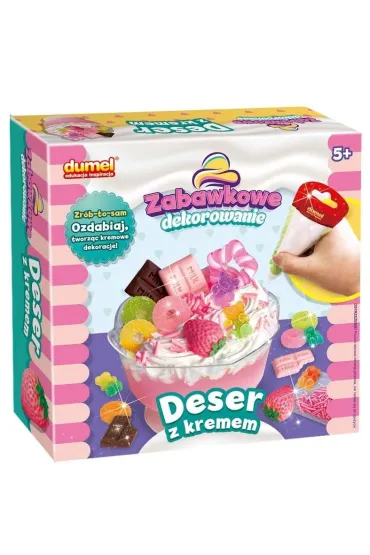 Zabawkowe dekorowanie Deser z kremem Dumel