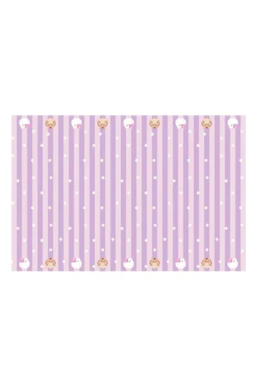 PartyDeco Obrus papierowy Koci Domek Gabi 180x120cm