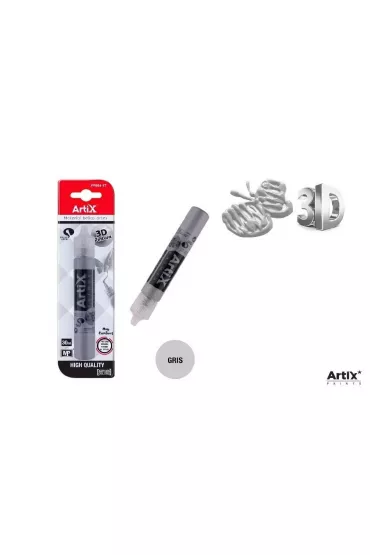 Artix Farba strukturalna 3D szary 30 ml