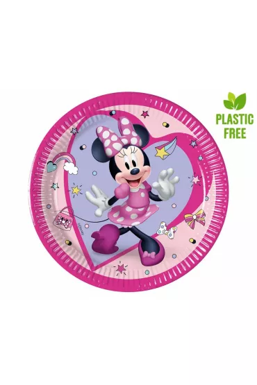 Godan Talerzyki papierowe Minnie Junior 20cm 8 szt.