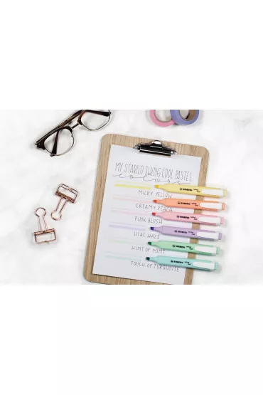 Stabilo Zakre�lacz SwingCool etui Pastel 6 szt.