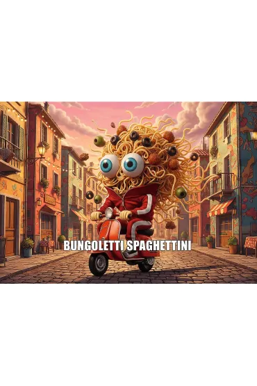 Puzzle 200 element�w Bungoletti Spaghettini TREFL 13377