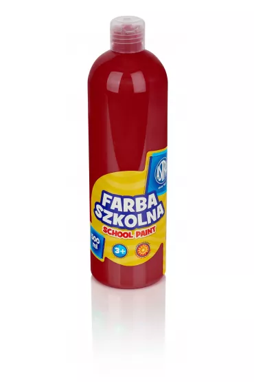 Astra Farba szkolna w butelce 301217005 ciemnoczerwona 500 ml