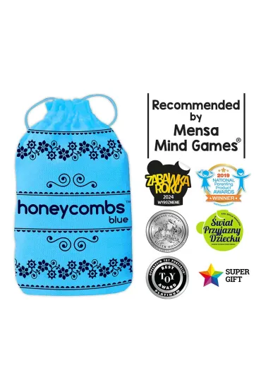 Honeycombs Blue - plastry miodu