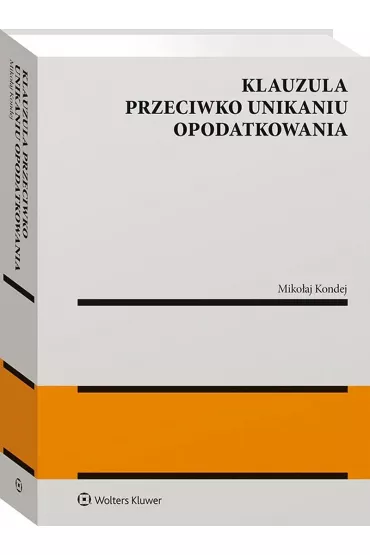Klauzula przeciwko unikaniu opodatkowani - Miko�aj Kondej
