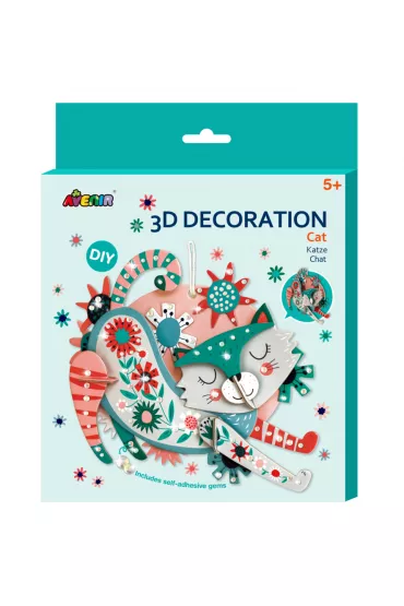 Dekoracja 3D Kot Avenir