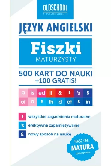 J�zyk angielski. Fiszki maturzysty. 500 kart do nauki + 100 gratis - Ewa Fleischer