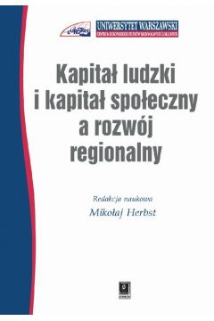eBook Kapita ludzki i kapita spoeczny a rozwj regionalny pdf
