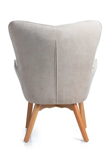HowHomely Fotel z podn�kiem Grella Beige