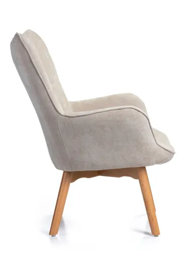 HowHomely Fotel z podn�kiem Grella Beige