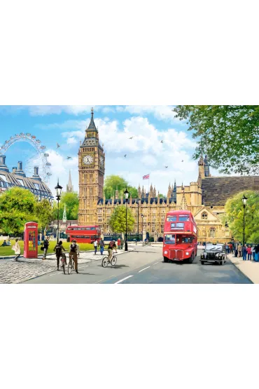 Puzzle 1000 el. Busy Morning in London Castorland