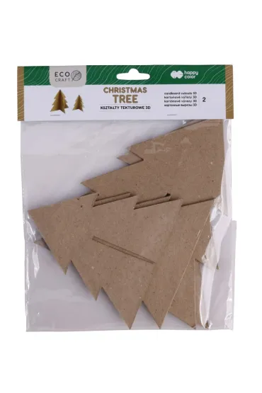 Happy Color Kszta�ty tekturowe CHRISTMAS TREE, 13-18 cm, 2 sztuki