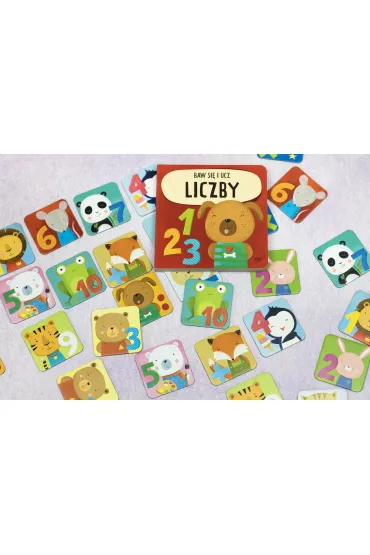 Baw si� i ucz. Memo Liczby. Gra i ksi��ka Wilga Play