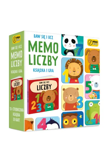 Baw si� i ucz. Memo Liczby. Gra i ksi��ka Wilga Play