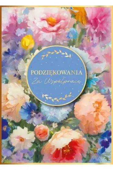 Armin Style KARNET PODZIEKOWANIA B6 Z KOP AS GM-1234 FOL