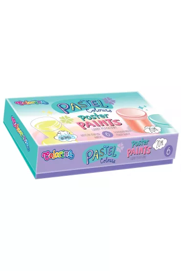 Patio Farby plakatowe Pastel 6 x 20 ml