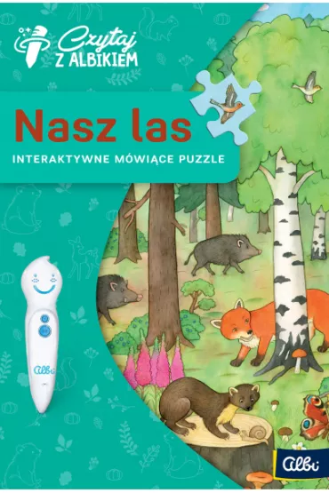 Czytaj z Albikiem. Nasz las. Interaktywne m�wi�ce puzzle 100 el. - Jana Bla��kov�